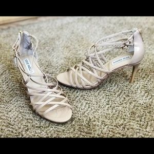 Nude Steve Madden Heel Sandals